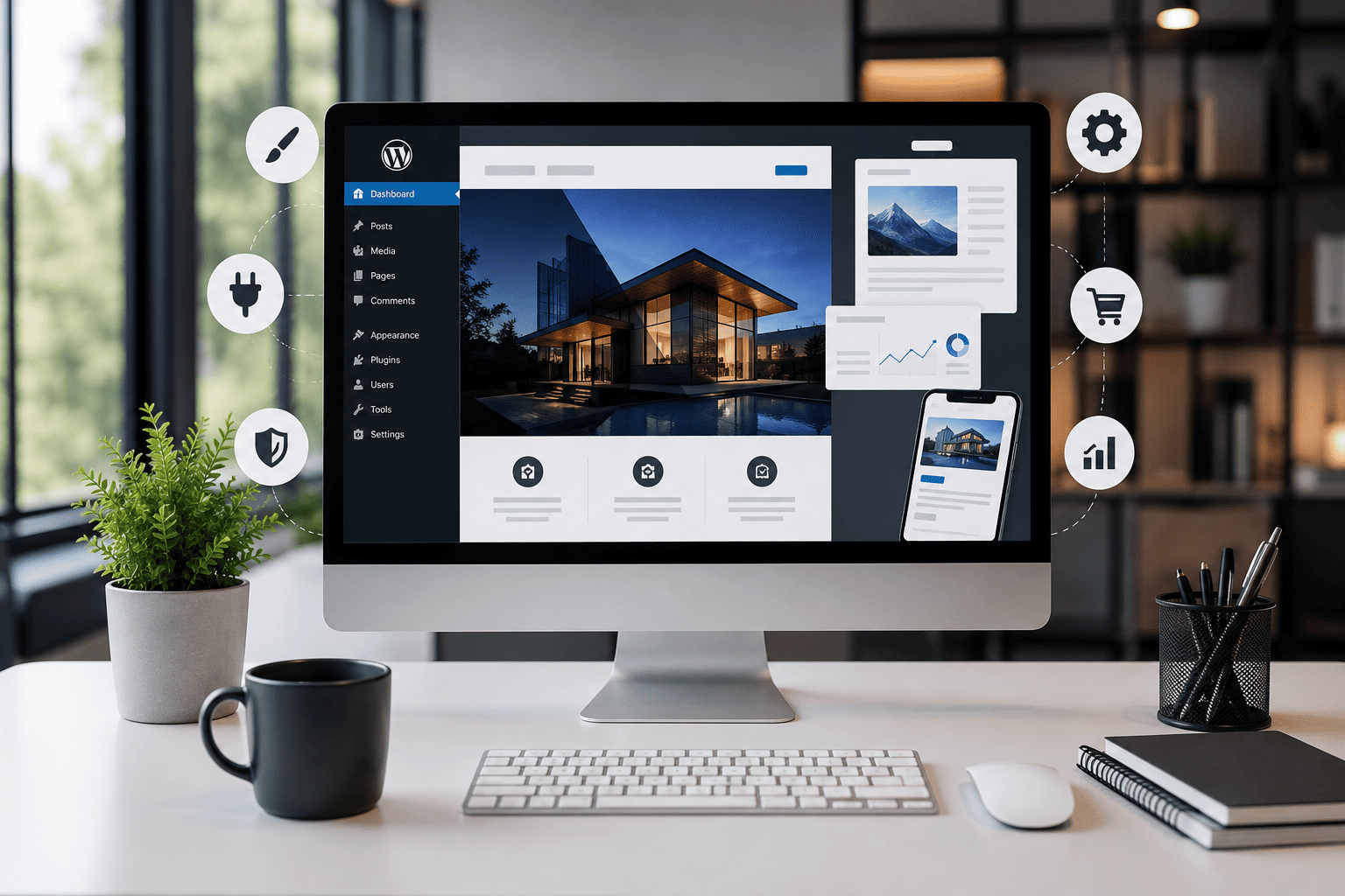 Professional WordPress Website Development for Businesses by HK XperTech